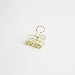 Bound By Design Bookbinders Design - Bulldog Clip - Gold