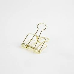 Bound By Design Bookbinders Design - Bulldog Clip - Gold
