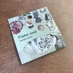Planner Stickers Papier Platz - Sticker Seal - Flake Seal - Coffee Shop