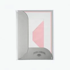 Crown Mill - Letter Set - Compendium - A5 - White/Light Pink (Set Of 8)