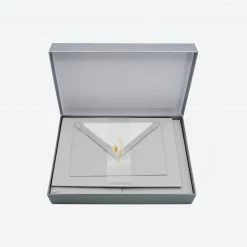 Crown Mill - Letter Set - Silver Line - A5 - Grey (Set Of 25)