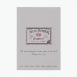 Crown Mill - Writing Pad - A4 - Grey Letter Writing Paper
