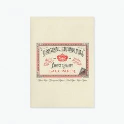 Crown Mill - Writing Pad - A5 - Cream Letter Writing Paper