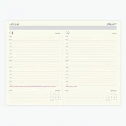 Daycraft - 2022 Diary - Signature - A5 - Purple