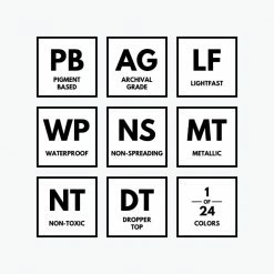 Calligraphy Inks Dr. Ph. Martin's - Calligraphy Ink - Iridescent - Jade (6R)