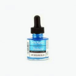 Dr. Ph. Martin's - Calligraphy Ink - Iridescent - Sequins Blue (24R) Calligraphy Inks