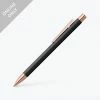 Faber-Castell - Ballpoint Pen - Neo Slim - Matte Black (Rose Gold Trim)