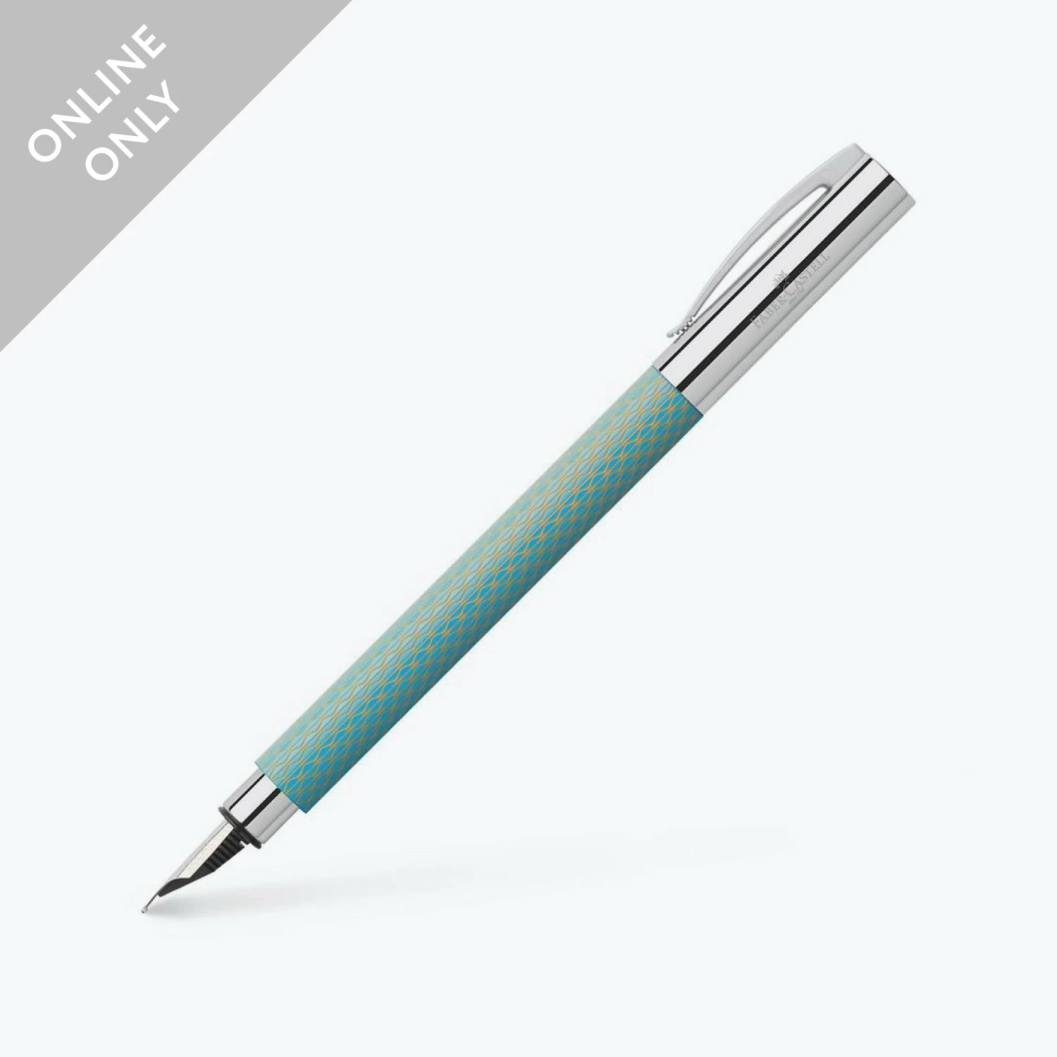 Wholesale π Fountain Pens Faber-Castell - Fountain Pen - Ambition OpArt - Sky Blue π€© 3 Fountain Pens Faber-Castell - Fountain Pen - Ambition OpArt - Sky Blue