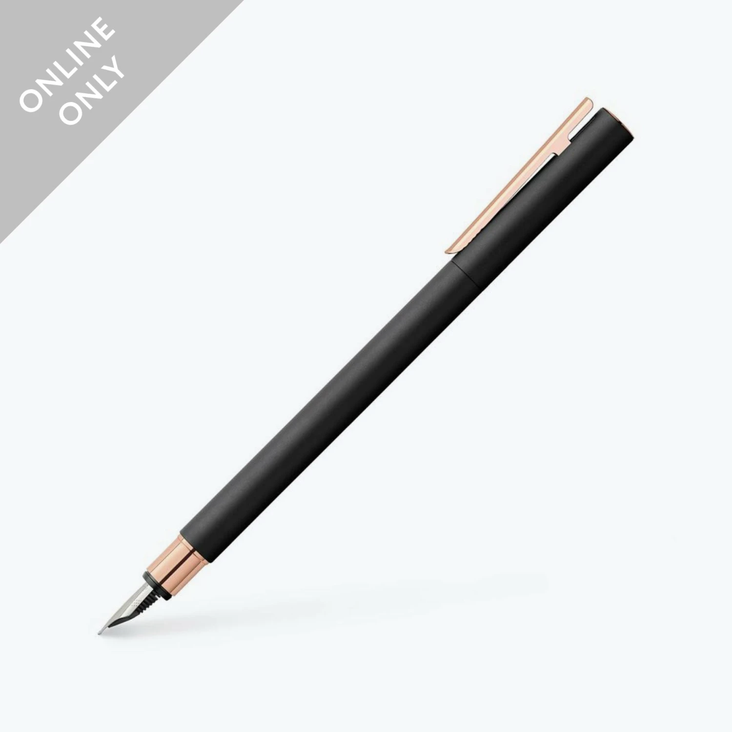 Deals β Faber-Castell - Fountain Pen - Neo Slim - Matte Black (Rose Gold Trim) Fountain Pens π€© 3 Faber-Castell - Fountain Pen - Neo Slim - Matte Black (Rose Gold Trim) Fountain Pens