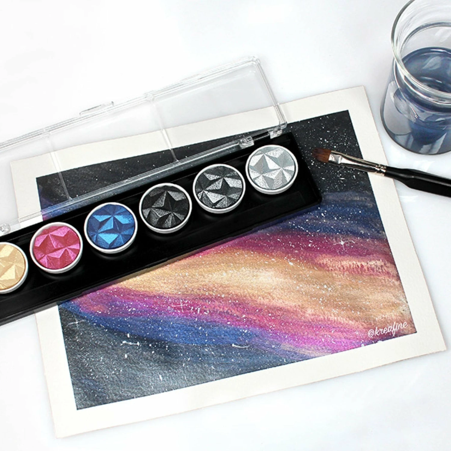 Best Pirce π Finetec - Pearlcolor Set 6 - Galaxy (Limited Edition) Calligraphy Inks π 5 Finetec - Pearlcolor Set 6 - Galaxy (Limited Edition) Calligraphy Inks