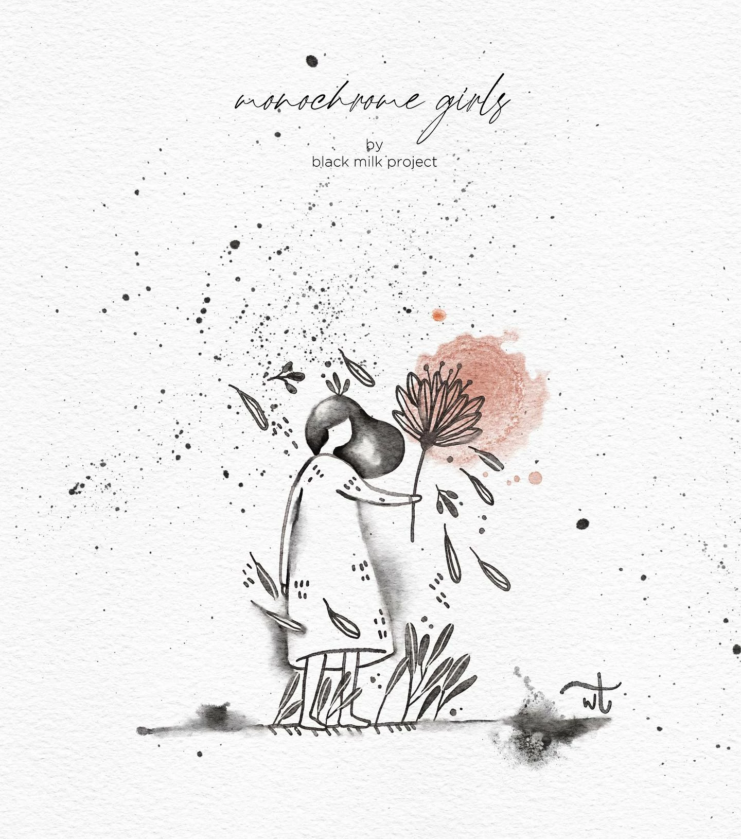 Best deal π Black Milk Project - Stamp - Monochrome Girls (Flower Stalk) β 4 Black Milk Project - Stamp - Monochrome Girls (Flower Stalk)