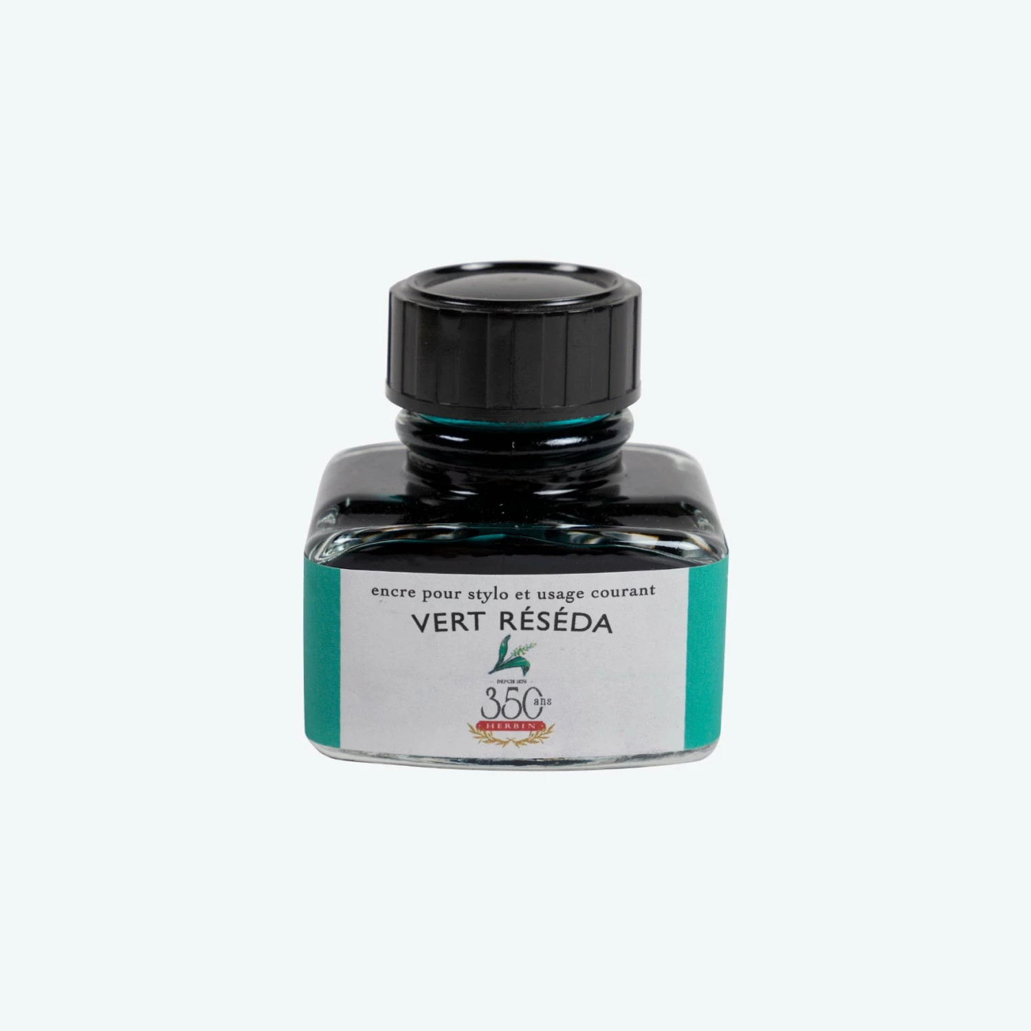 New ⌛ Fountain Pen Inks Herbin - Fountain Pen Ink - 30ml - Vert Réséda 🧨 3 Fountain Pen Inks Herbin - Fountain Pen Ink - 30ml - Vert Réséda