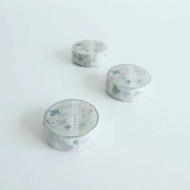 Hot Sale π Yohaku - Washi Tape - Hydrangea π€© 5 Yohaku - Washi Tape - Hydrangea