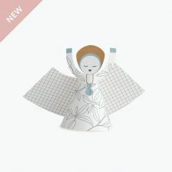 Jurianne Matter - Ornament - Angel - Large - Leaves Gifts Under $50