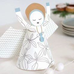 Jurianne Matter - Ornament - Angel - Large - Leaves Gifts Under $50