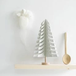 Jurianne Matter - Ornament - Tree - Fir - Light Grey