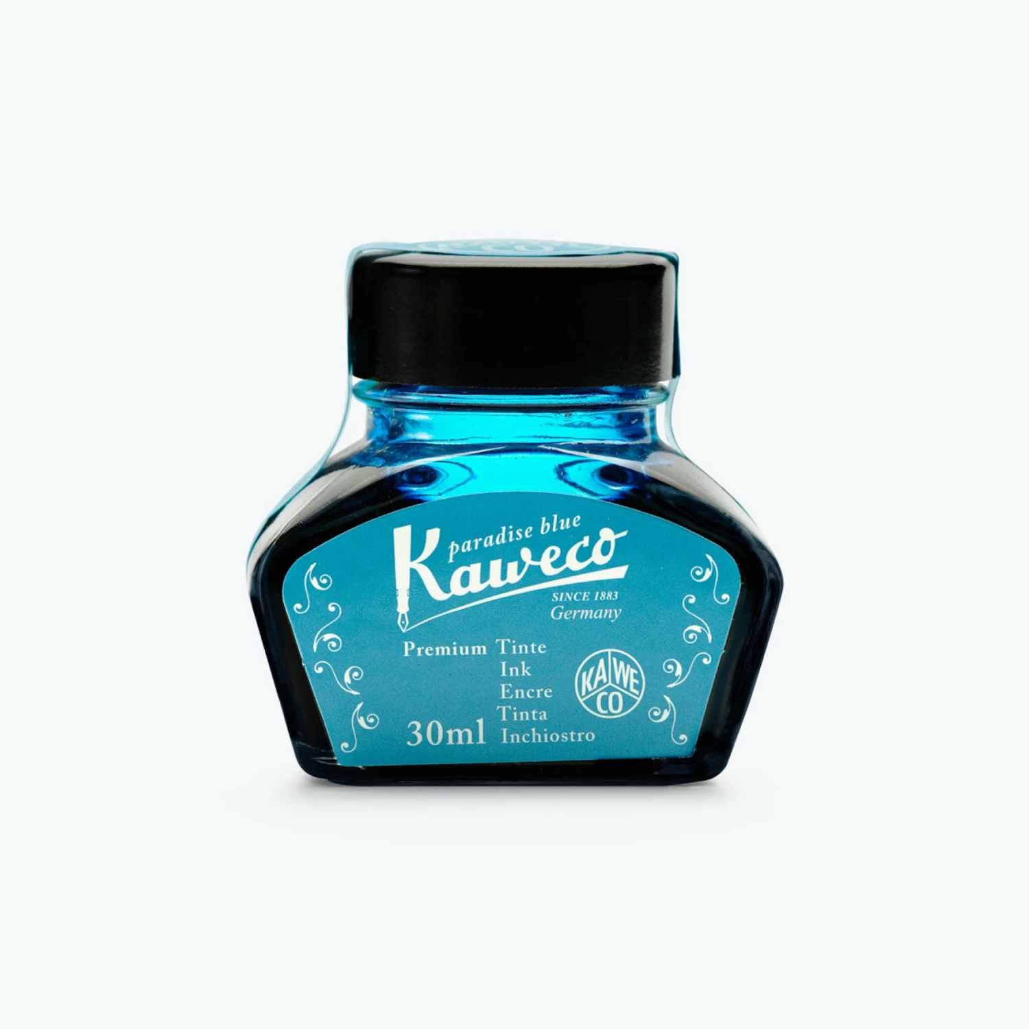 Buy β Kaweco - Fountain Pen Ink - Bottle - Paradise Blue Fountain Pen Inks π 3 Kaweco - Fountain Pen Ink - Bottle - Paradise Blue Fountain Pen Inks