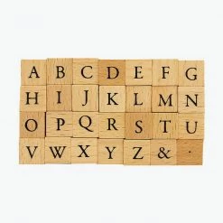 New Arrivals Kodomo No Kao - Stamps - Large - Serif Uppercase