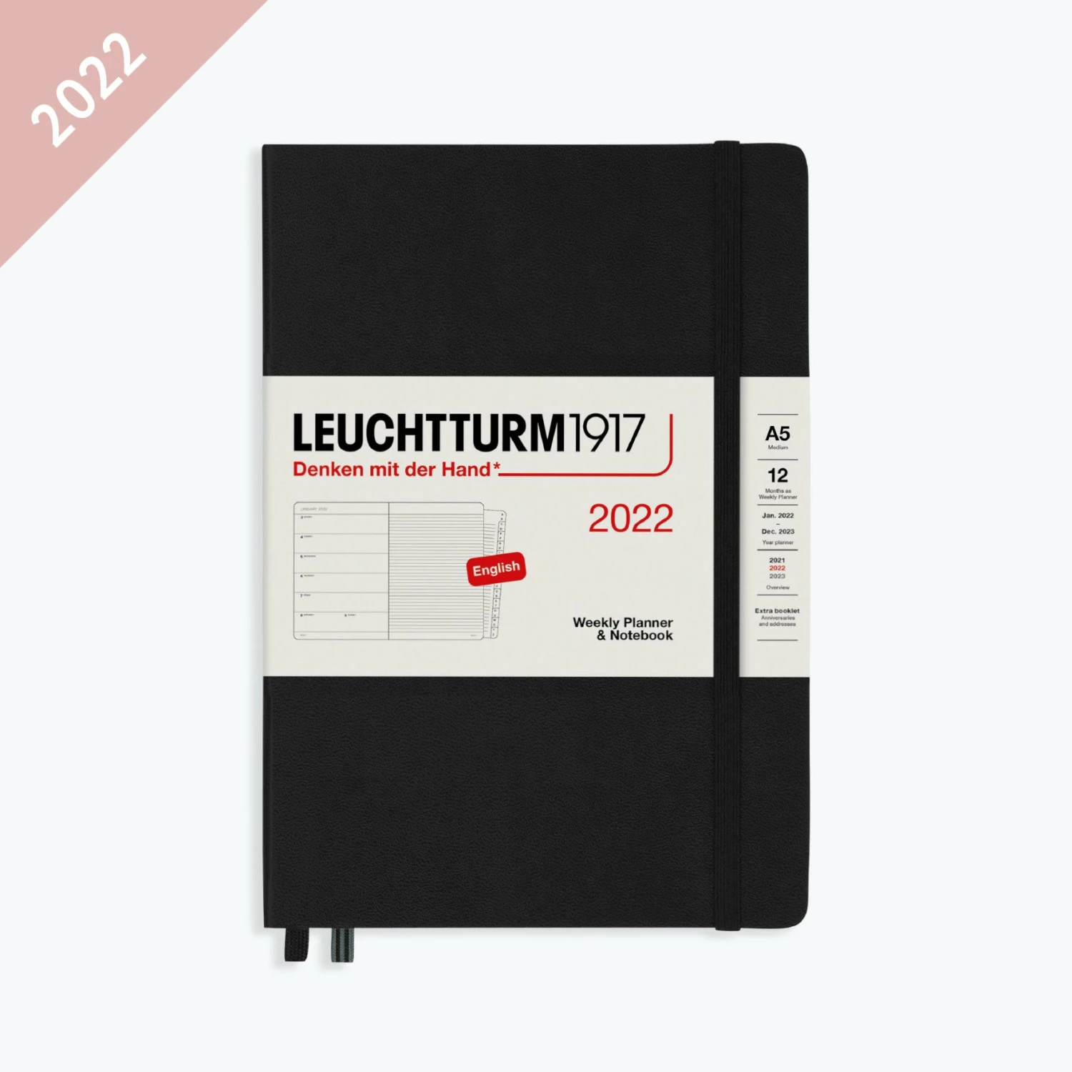 Cheap β¨ Leuchtturm 1917 Leuchtturm1917 - 2022 Diary - Weekly Notebook - A5 - Black (Hard) π― 3 Leuchtturm 1917 Leuchtturm1917 - 2022 Diary - Weekly Notebook - A5 - Black (Hard)