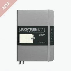 Leuchtturm 1917 Leuchtturm1917 - 2022 Diary - Weekly Notebook - A5 - Silver (Hard) Diaries