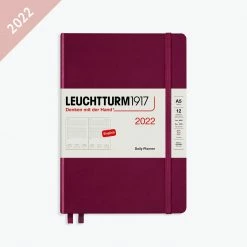 Leuchtturm 1917 Diaries Leuchtturm1917 - 2022 Diary - Daily Planner - A5 - Port Red