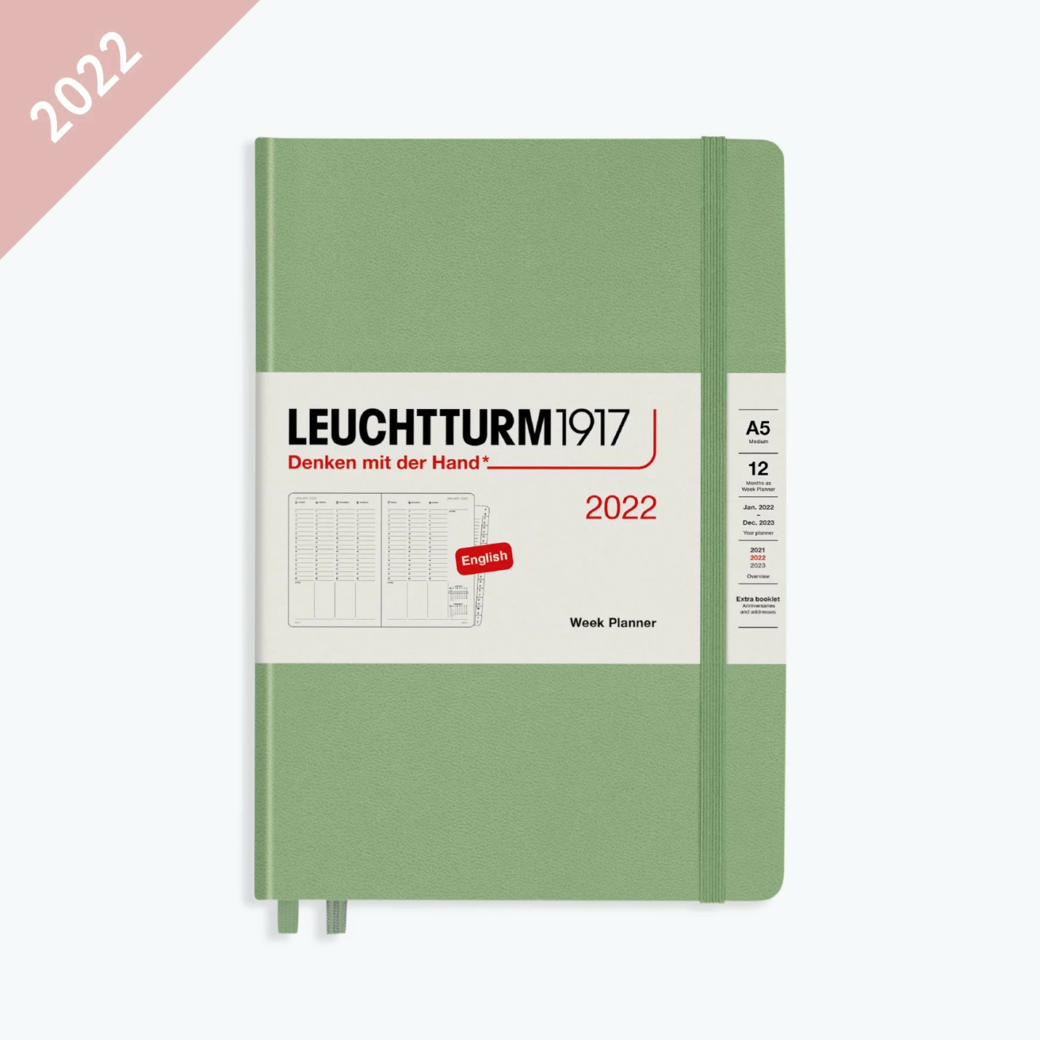 Promo π Leuchtturm 1917 Leuchtturm1917 - 2022 Diary - Week Planner - A5 - Sage Diaries π€© 3 Leuchtturm 1917 Leuchtturm1917 - 2022 Diary - Week Planner - A5 - Sage Diaries