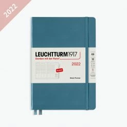 Leuchtturm 1917 Diaries Leuchtturm1917 - 2022 Diary - Week Planner - A5 - Stone Blue