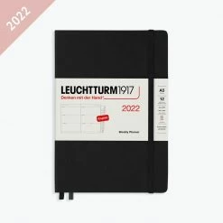 Leuchtturm 1917 Leuchtturm1917 - 2022 Diary - Weekly Planner - A5 - Black (Hard)