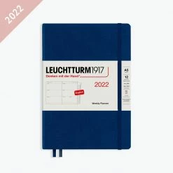 Leuchtturm 1917 Leuchtturm1917 - 2022 Diary - Weekly Planner - A5 - Navy (Hard)