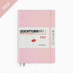 Leuchtturm 1917 Leuchtturm1917 - 2022 Diary - Weekly Planner - A5 - Powder (Hard) Diaries
