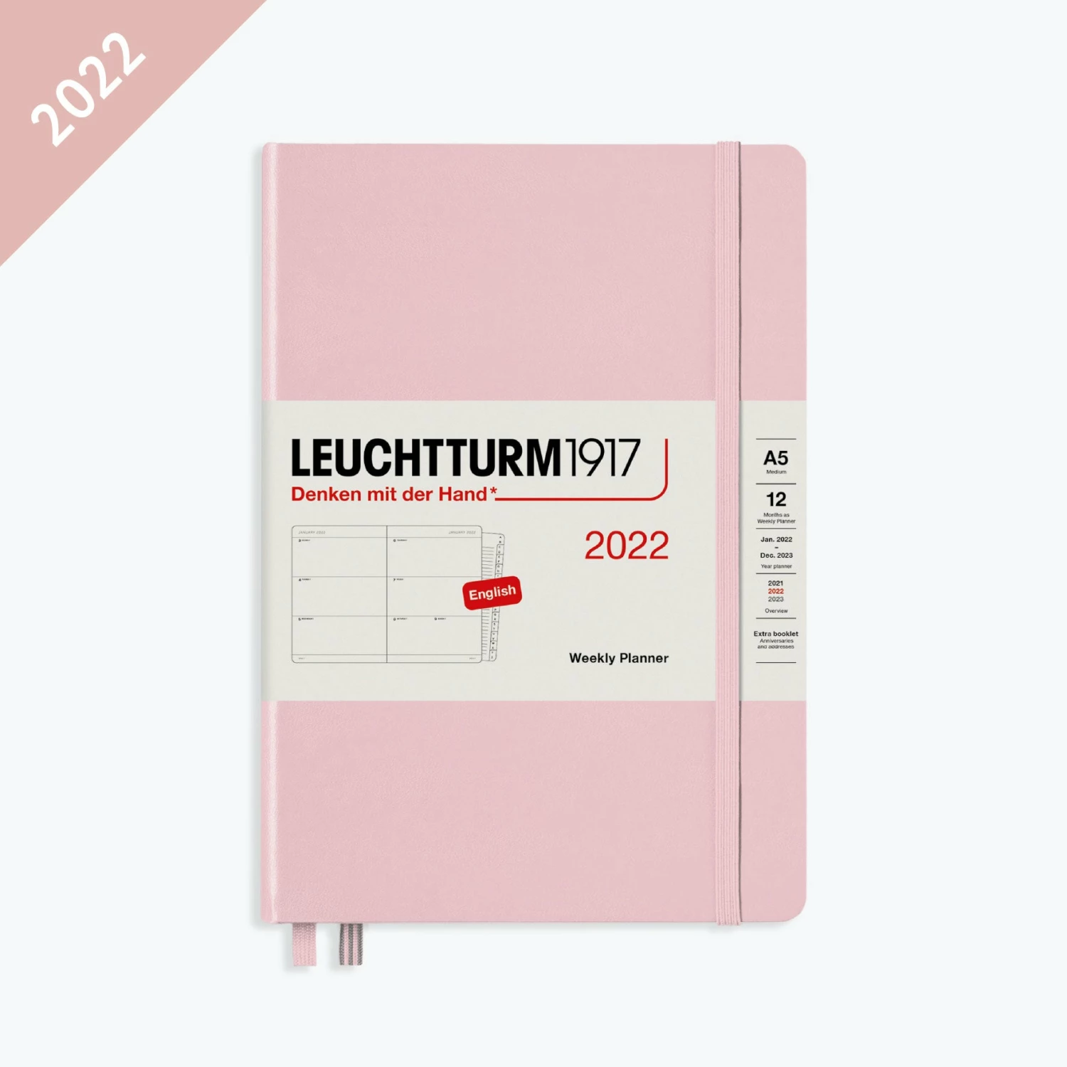 Deals π Leuchtturm 1917 Leuchtturm1917 - 2022 Diary - Weekly Planner - A5 - Powder (Hard) Diaries π₯ 3 Leuchtturm 1917 Leuchtturm1917 - 2022 Diary - Weekly Planner - A5 - Powder (Hard) Diaries
