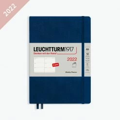 Leuchtturm 1917 Diaries Leuchtturm1917 - 2022 Diary - Weekly Planner - A5 - Navy (Soft)