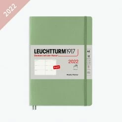 Leuchtturm 1917 Leuchtturm1917 - 2022 Diary - Weekly Planner - A5 - Sage (Soft) Diaries