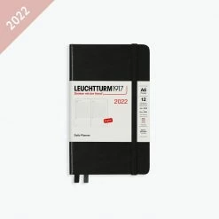 Leuchtturm 1917 Leuchtturm1917 - 2022 Diary - Daily Planner - A6 - Black Diaries