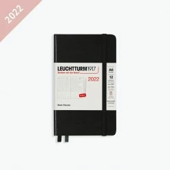 Leuchtturm 1917 Leuchtturm1917 - 2022 Diary - Week Planner - A6 - Black Diaries