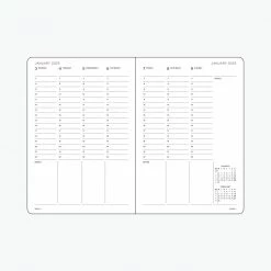 Leuchtturm 1917 Leuchtturm1917 - 2022 Diary - Week Planner - A6 - Black Diaries