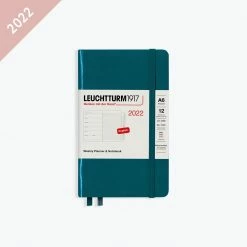 Leuchtturm 1917 Leuchtturm1917 - 2022 Diary - Weekly Notebook - A6 - Pacific Green (Hard) Diaries