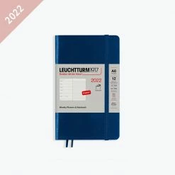 Leuchtturm 1917 Diaries Leuchtturm1917 - 2022 Diary - Weekly Notebook - A6 - Navy (Soft)