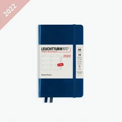 Leuchtturm 1917 Leuchtturm1917 - 2022 Diary - Weekly Planner - A6 - Navy (Hard) Diaries