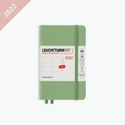 Leuchtturm 1917 Leuchtturm1917 - 2022 Diary - Weekly Planner - A6 - Sage (Hard)