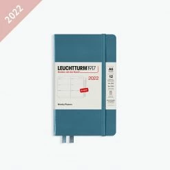 Leuchtturm 1917 Leuchtturm1917 - 2022 Diary - Weekly Planner - A6 - Stone Blue (Hard)