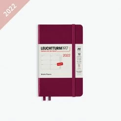 Leuchtturm 1917 Leuchtturm1917 - 2022 Diary - Weekly Planner - A6 - Port Red (Hard) Diaries