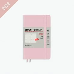Leuchtturm 1917 Diaries Leuchtturm1917 - 2022 Diary - Weekly Planner - A6 - Powder (Soft)