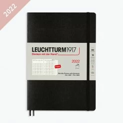 Leuchtturm 1917 Diaries Leuchtturm1917 - 2022 Diary - Monthly Notebook - B5 - Black