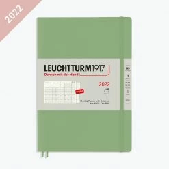 Leuchtturm 1917 Leuchtturm1917 - 2022 Diary - Monthly Notebook - B5 - Sage