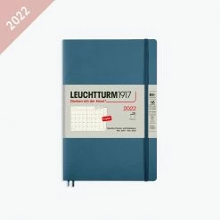 Leuchtturm 1917 Leuchtturm1917 - 2022 Diary - Monthly Notebook - B6 - Stone Blue Diaries