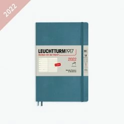 Leuchtturm 1917 Diaries Leuchtturm1917 - 2022 Diary - Weekly Notebook - B6+ - Stone Blue