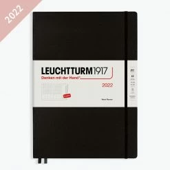 Leuchtturm 1917 Leuchtturm1917 - 2022 Diary - Week Planner - A4 - Black Diaries