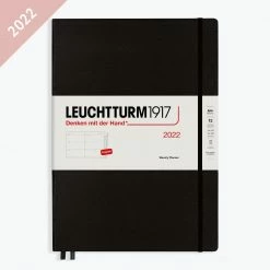 Leuchtturm 1917 Leuchtturm1917 - 2022 Diary - Weekly Planner - A4 - Black