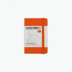 Leuchtturm 1917 Leuchtturm1917 - Business Card Case - Orange Card Holders